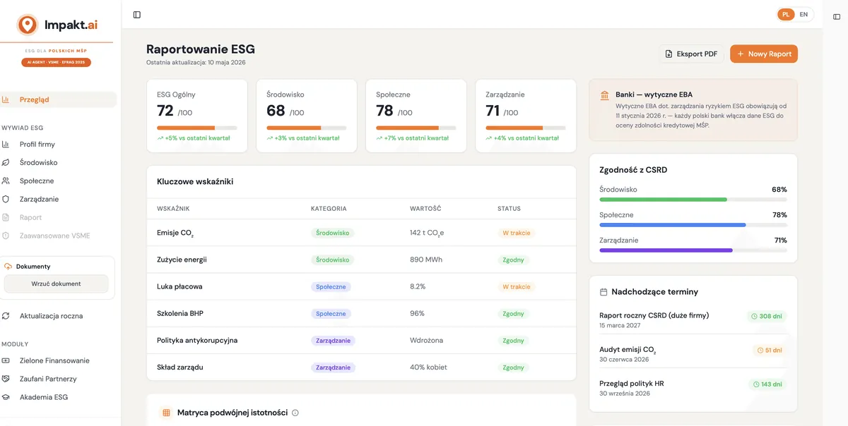 ImpactAI ESG Reporting MVP